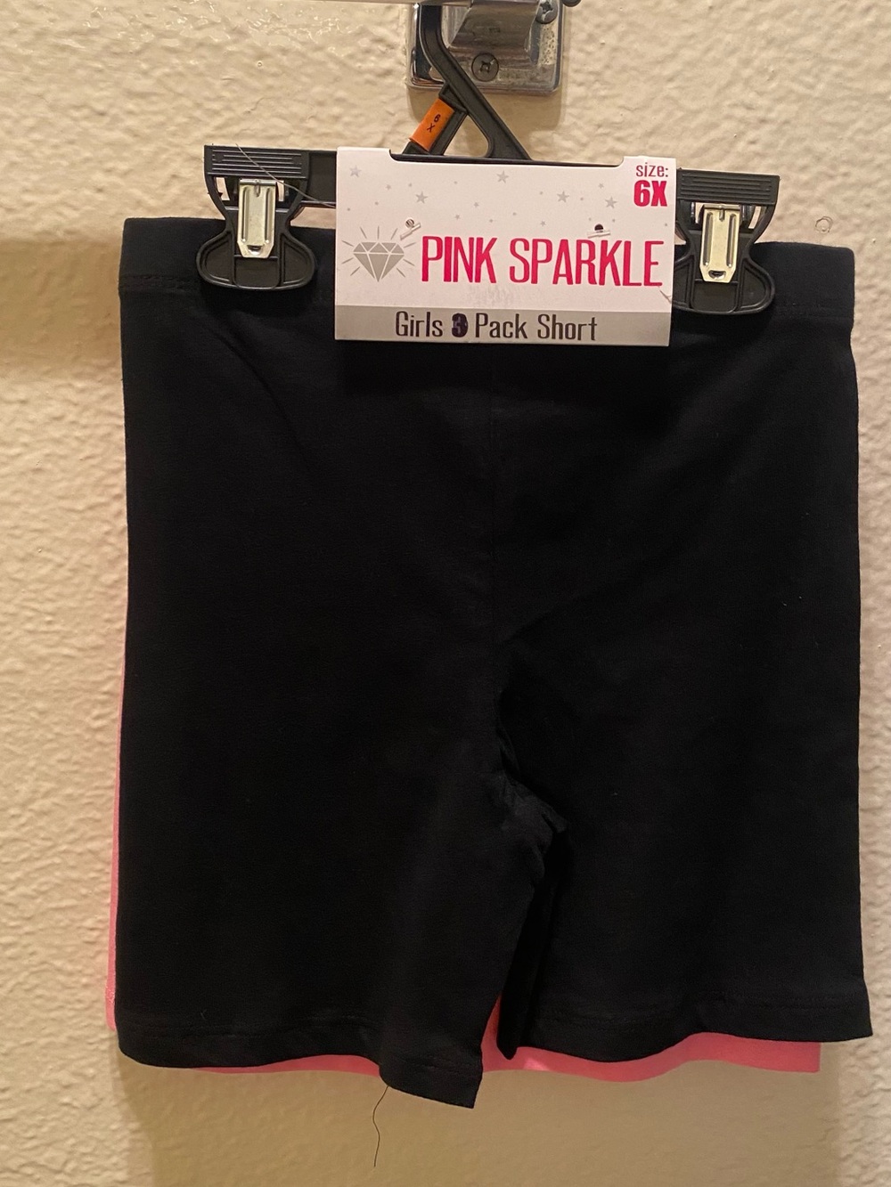 Girls' 2-Pack Biker Shorts - (Size 6X)